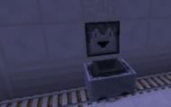An image of a Minecraft dropper in use (Image via Minecraft)